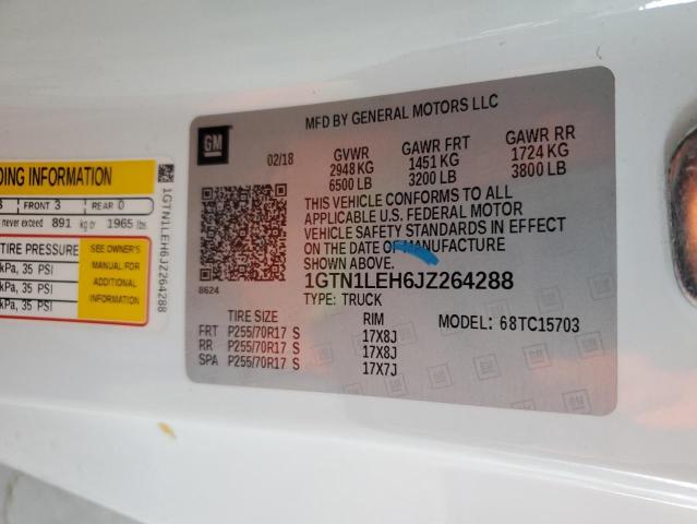 2018 GMC SIERRA C15 1GTN1LEH6JZ264288