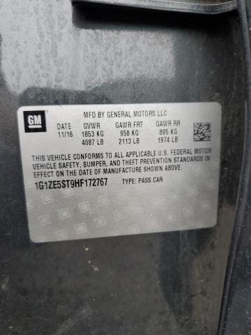 2017 CHEVROLET MALIBU LT 1G1ZE5ST9HF172767