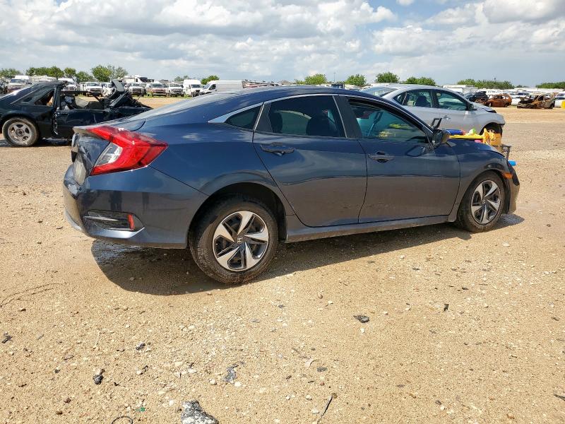 HONDA CIVIC LX 2019 blue  gas 19XFC2F61KE016887 photo #4