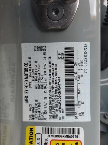 2021 FORD BRONCO SPO 3FMCR9D9XMRA07491