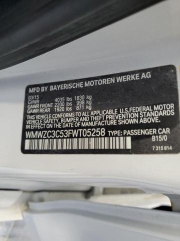 2015 MINI COOPER S C WMWZC3C53FWT05258