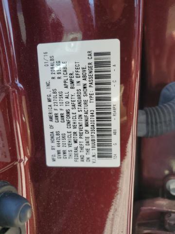 2016 ACURA TLX 19UUB1F35GA007843
