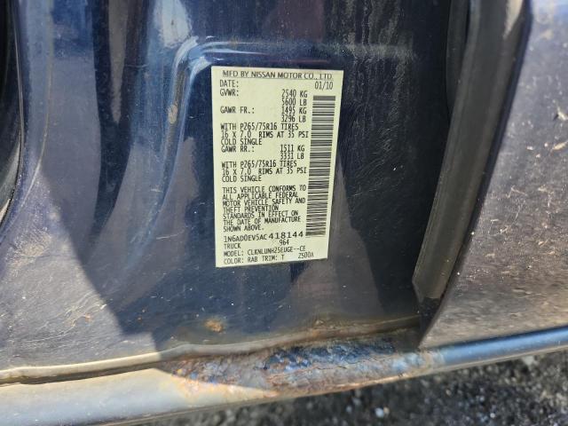 2010 NISSAN FRONTIER C - 1N6AD0EV5AC418144