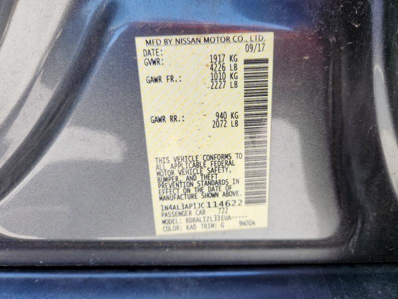 2018 NISSAN ALTIMA 2.5 1N4AL3AP1JC114622