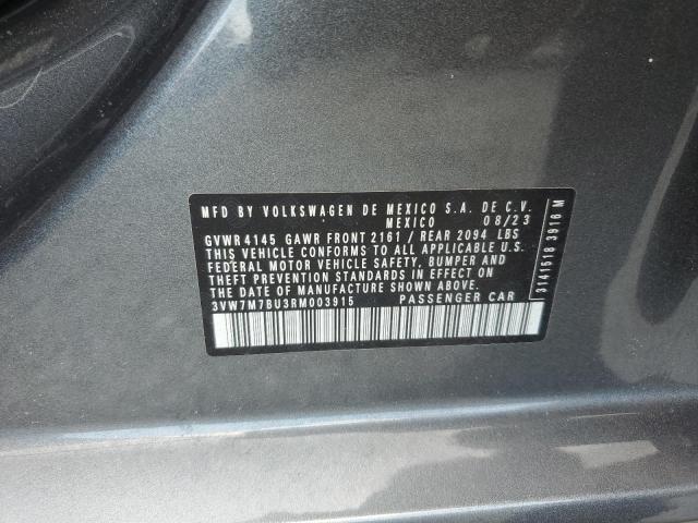 2024 VOLKSWAGEN JETTA SE 3VW7M7BU3RM003915