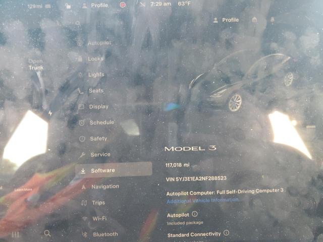 2022 TESLA MODEL 3 5YJ3E1EA2NF288523