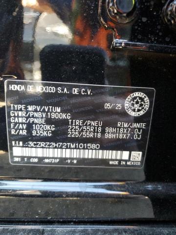 2026 HONDA HR-V EXL 3CZRZ2H72TM101580