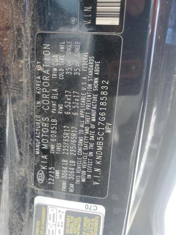 2016 KIA SEDONA LX KNDMB5C17G6185832
