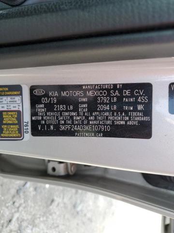 2019 KIA FORTE FE - 3KPF24AD3KE107910