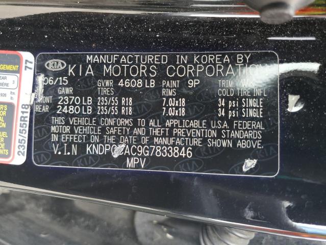 2016 KIA SPORTAGE EX KNDPCCAC9G7833846