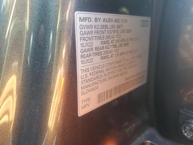 2025 AUDI Q8 PRESTIG WA1FVBF15SD022265