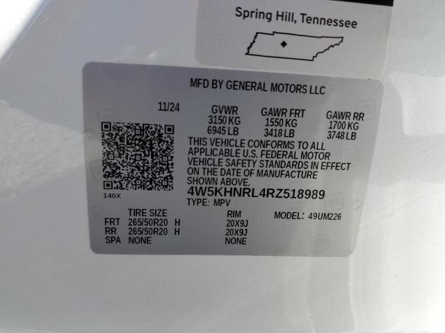 2024 ACURA ZDX A-SPEC 4W5KHNRL4RZ518989