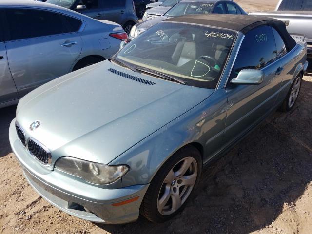 BMW 325 CI 2004 green converti gas WBABW33494PL31502 photo #1