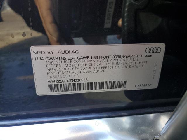 2015 AUDI A8 L QUATT WAU32AFD4FN026956