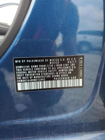 2017 VOLKSWAGEN JETTA SE - 3VWDB7AJ0HM412842