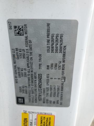 2017 GMC SIERRA C15 1GTN1LEC4HZ904223