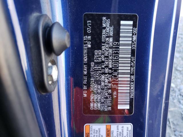 2013 SUBARU BRZ 2.0 LI - JF1ZCAC10D1613119