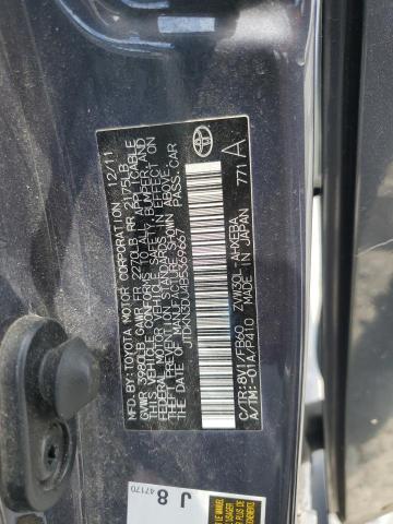 2011 TOYOTA PRIUS - JTDKN3DU4B5369667
