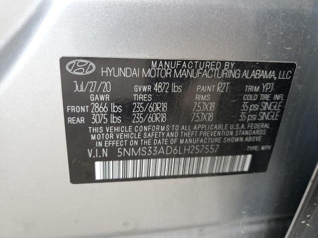 2020 HYUNDAI SANTA FE S - 5NMS33AD6LH257557