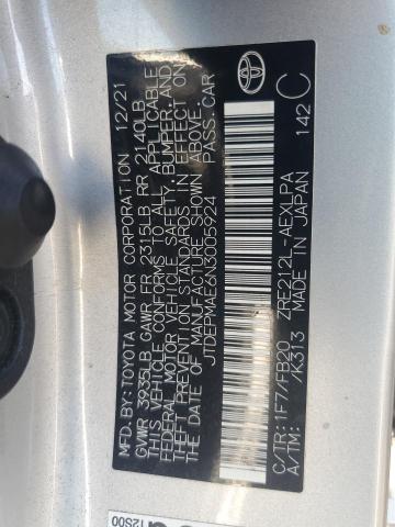 2022 TOYOTA COROLLA LE - JTDEPMAE6N3005924