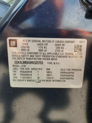 2017 GMC TERRAIN SL #3303903720