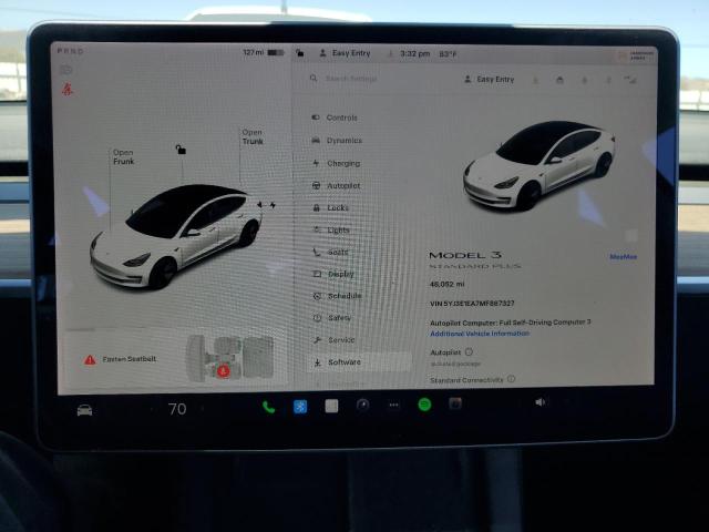 2021 TESLA MODEL 3 5YJ3E1EA7MF867327