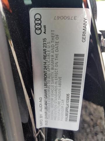 2020 AUDI A3 S-LINE WAUBEGFF5LA103005