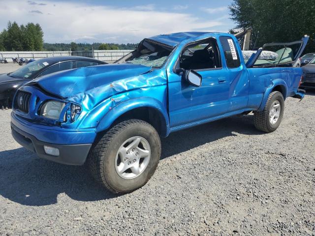 TOYOTA TACOMA XTR 2004 blue  gas 5TEWN72N74Z458329 photo #1