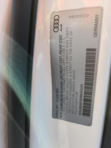 2017 AUDI A4 ULTRA P WAUGMAF40HN044269