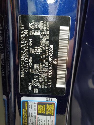 2023 KIA SELTOS SX - KNDETCA22P7455058