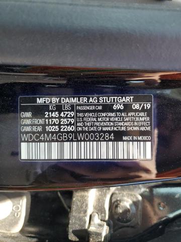 2020 MERCEDES-BENZ GLB 250 WDC4M4GB9LW003284