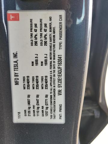2018 TESLA MODEL 3 5YJ3E1EA3JF163041