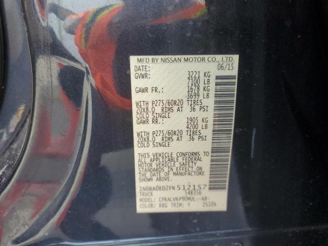 2015 NISSAN TITAN S 1N6BA0ED2FN512157