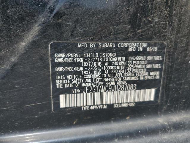 2018 SUBARU CROSSTREK LIMITED JF2GTAMC9JH287083
