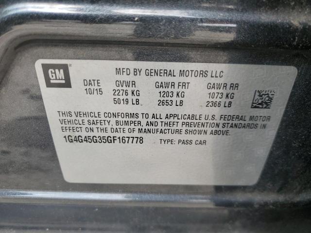 2016 BUICK LACROSSE S 1G4G45G35GF167778