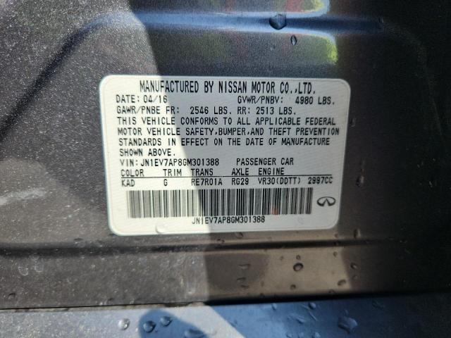 2016 INFINITI Q50 PREMIU JN1EV7AP8GM301388