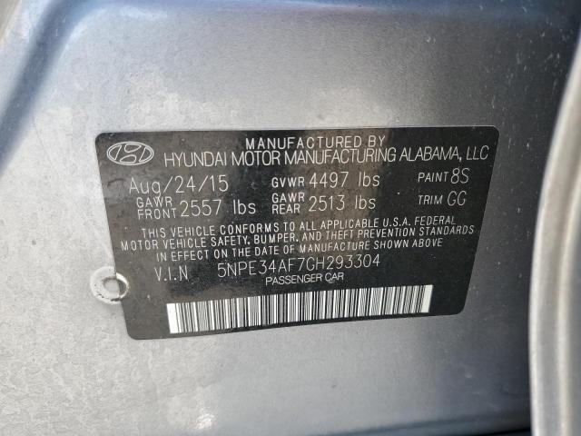 2016 HYUNDAI SONATA SPO - 5NPE34AF7GH293304