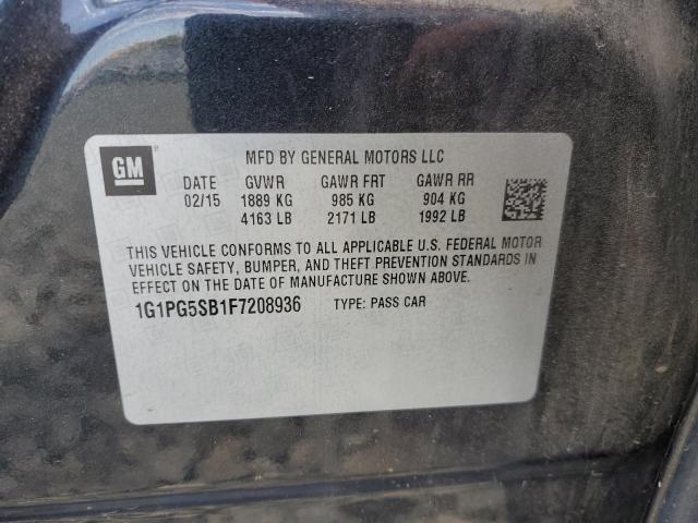 2015 CHEVROLET CRUZE LTZ 1G1PG5SB1F7208936