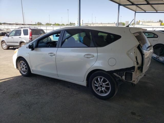 TOYOTA PRIUS V 2015 white station hybrid engine JTDZN3EU0FJ028986 photo #3