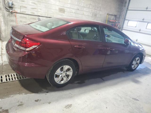 Vin: 19xfb2f58fe112774, lot: 62728365, honda civic lx 20153