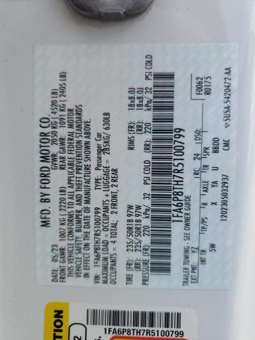 2024 FORD MUSTANG 1FA6P8TH7R5100799