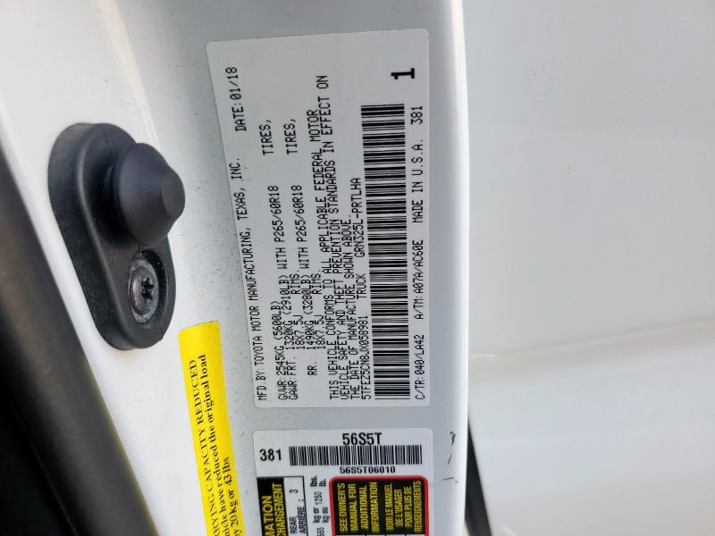 2018 TOYOTA TACOMA DOU - 5TFEZ5CN8JX058981