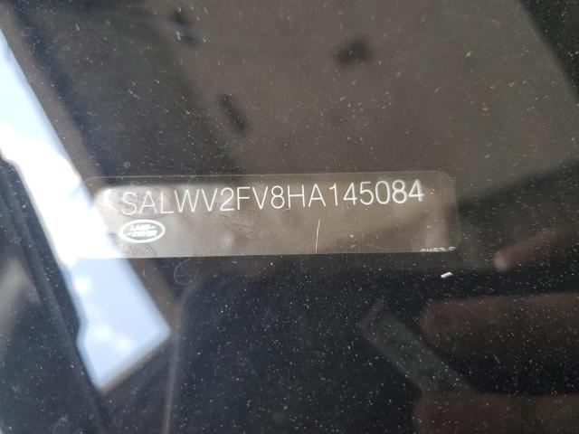 2017 LAND ROVER RANGE ROVE SALWV2FV8HA145084