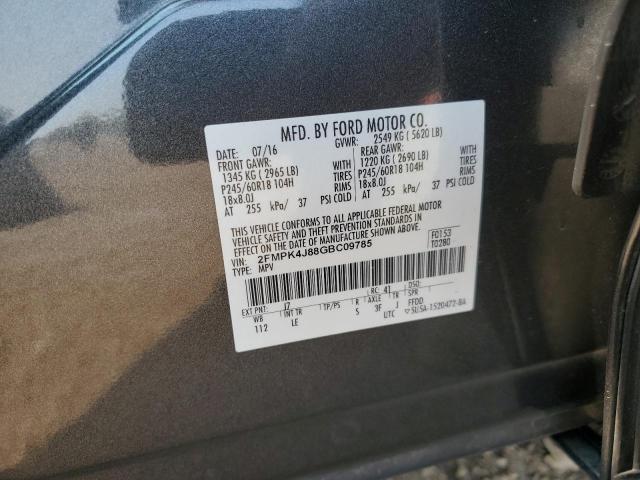 2016 FORD EDGE SEL 2FMPK4J88GBC09785