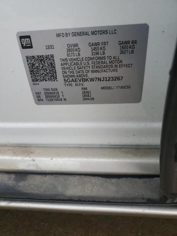 2022 BUICK ENCLAVE PREMIUM 5GAEVBKW7NJ123267