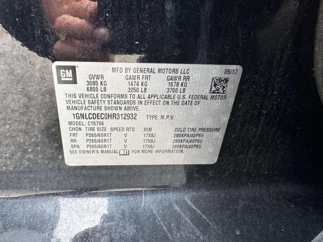2017 CHEVROLET TAHOE POLI 1GNLCDEC0HR312932