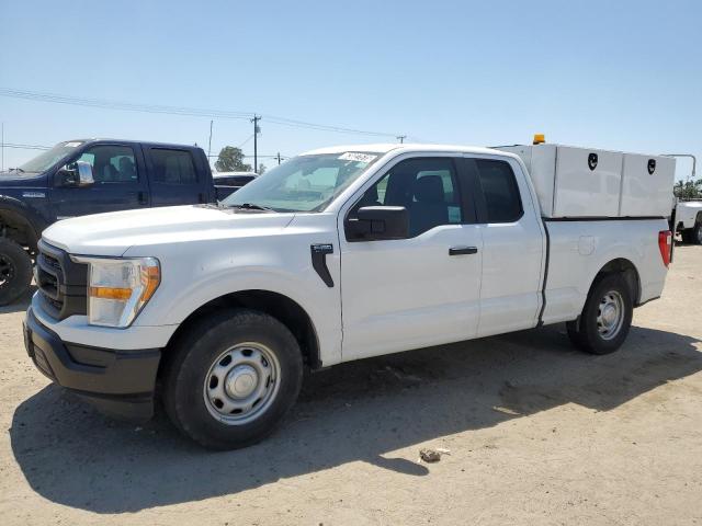 FORD F150 SUPER 2022 white  gas 1FTEX1C82NKE82877 photo #1