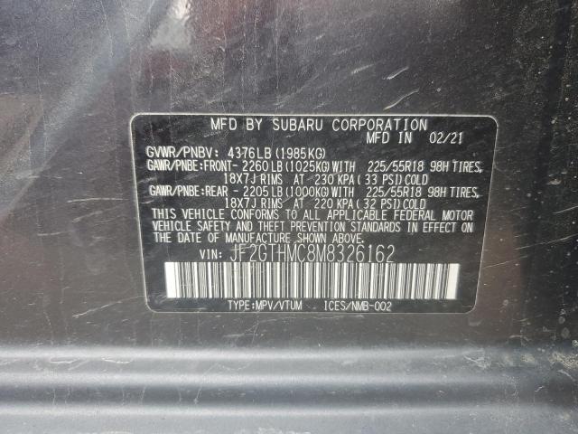 2021 SUBARU CROSSTREK JF2GTHMC8M8326162