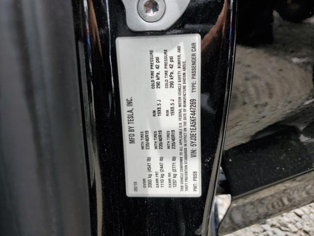 2019 TESLA MODEL 3 5YJ3E1EA5KF447269
