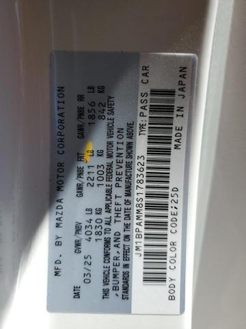 2025 MAZDA 3 PREMIUM JM1BPAMM8S1783623
